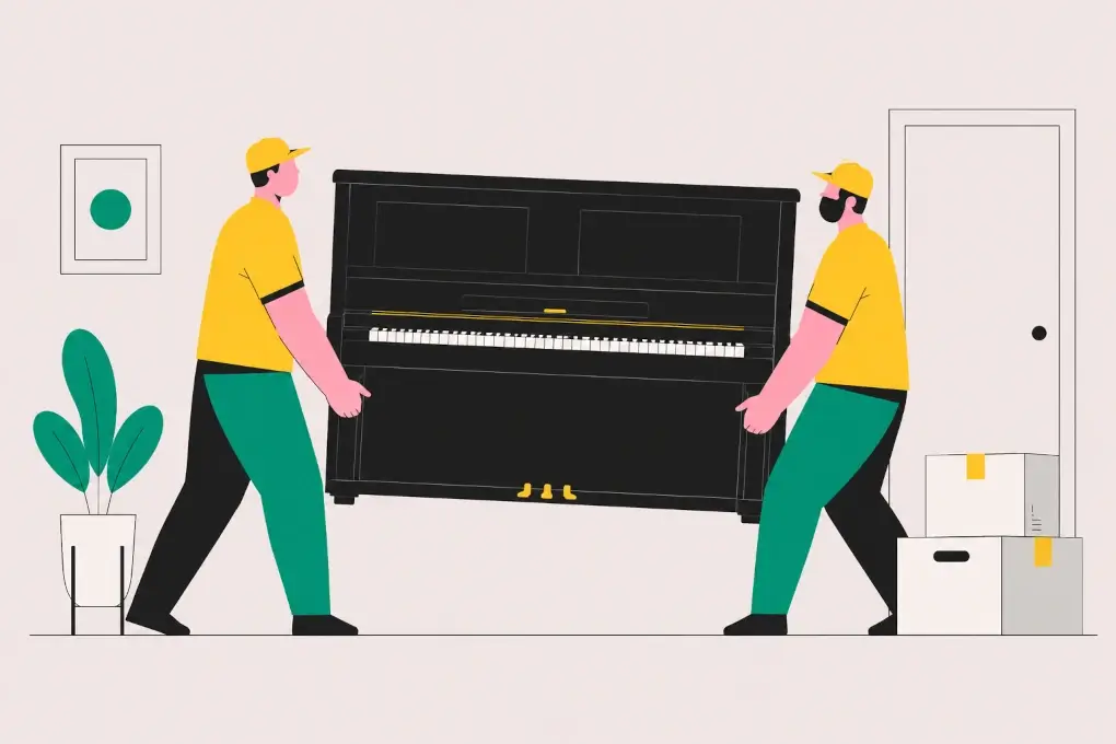 Professional piano movers and piano removal services